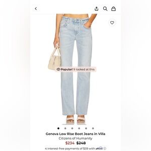 Citizens of Humanity Women's Light Blue Jeans